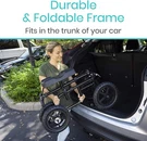 Vive All Terrain Mobility Knee Walker, Scooter, Broken Leg, Crutch, Roller Black. Fixed Price $170.00.