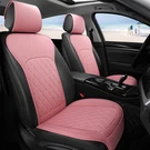 Sanwom Universal Front Leather Car Seat Covers Pink 2 Pcs Luxury. Fixed Price $72.02.