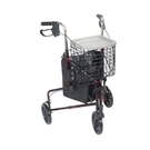 Drive Medical Deluxe 3 Wheel Aluminum Rollator, 7.5" Casters. Fixed Price $189.00.