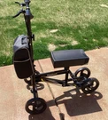 Bless Reach Economy Knee Scooter, Steerable Walker, Foldable Black. Fixed Price $85.00.