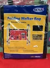 Nova Folding Walker Bag Large Zip Pockets Black New Package. Fixed Price $13.99.