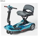 Ev Rider Foldable Lightweight Transport Move S21M 4-WHEEL Scooter, Blue. Fixed Price $1300.00.