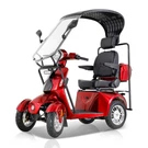 4-WHEELS Mobility Scooter 800W All Terrain W/ Shading Roof For Seniors Adults. Fixed Price $3598.00.