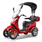1000W Heavy Duty Wheels Mobility Scooter W/ Roof 40 Miles 15 Mph For Seniors. Fixed Price $3599.00.