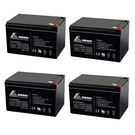 4 Pack: 12V 12AH Sla Battery Replacement For Freerider FR168-3A3. Fixed Price $102.99.