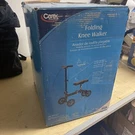 Lightly Used Carex Folding Knee Walker Scooter Black Capacity Up To 300 Lbs!. Fixed Price $139.99.