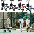 Deluxe Elenker Medical Scooter Steerable Knee Walker Walking Aid Us. Fixed Price $79.99.