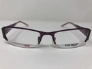 Easy Clip Eyeglasses Frame EC247 80 52-18-135 Violet Half Rim GO49. Fixed Price $28.40.