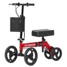 Elenker Steerable Deluxe Medical Knee Walker 10" Wheels - Red. Fixed Price $97.67.