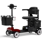 Kerdom 4-WHEEL Electric Mobility Scooter 15 Mile Range 350LB Led Travel. Fixed Price $344.99.