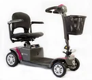 Purple Cruiser 4 Wheel Mobility Scooter 300 Capacity 15 Miles On Charge. Fixed Price $499.00.