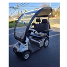 Afikim Afiscooter Dual Seat 4-WHEELED Electric Silver Canopy. Fixed Price $3330.00.