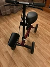 Tuffcare Smooth Seated Knee Scooter, Slow Propelled Mobility Walker. Fixed Price $110.00.