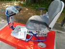 Tzora Classic Lexis Folding Lightweight Travel Scooter 4 Wheel Blue Nwob. Fixed Price $1749.99.