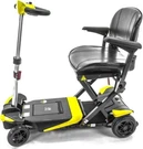 Solax Transformer S3021 Electric Folding Mobility Scooter - Yellow. Fixed Price $2775.00.