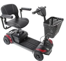 Red Mobility Scooter 4 Wheels 5 Mph Basket Headlight Horn Swivel Seat 300 Lb Cap. Fixed Price $1123.75.