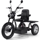 Mototec 60V 1800W Electric Trike 3 Wheel Personal Transporter Black. Fixed Price $1899.00.