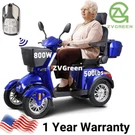 Zvgreen Czm 4 Wheels For Senior Travel Mobility Scooter 800W 500LBS 31MILES. Fixed Price $2699.00.