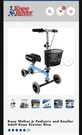 Knee Walker Pediatric Small Adult Scooter Blue KWJR-04 New In Box. Fixed Price $99.99.