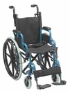 Drive Medical Wallaby Pediatric Folding Flip Back Wheelchair 14X14 Inch Blue. Fixed Price $547.00.