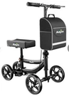Aojin Knee Scooter Steerable Portable Walker 8" Front Wheels Senior 300LB Black. Fixed Price $69.75.
