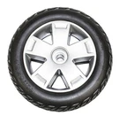 Fits Pride Victory 10 Scooter Rear Wheels Only, 2 Black Tires/silver Mag Rims. Fixed Price $259.00.