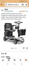 Rylox Xl 4-WHEEL Mobility Scooter, Silver, Foldable, 330LB, Detachable Battery. Fixed Price $450.00.