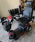 Drive Ventura Dlx 3-WHEEL Mobility Scooter Black/red. Fixed Price $950.00.