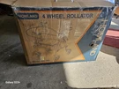 Homland 4 Wheel Foldable Rollator Walker R2-RD Mobility Aid. Fixed Price $65.00.
