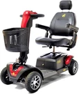 Buzzaround Lx GB149 4-WHEEL Heavy Duty Long Range Travel Scooter Red 375.... Fixed Price $2555.00.