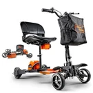 Superhandy Passport Pro Mobility Scooter, Foldable Aluminum Frame - Orange/black. Fixed Price $750.55.