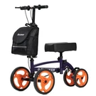 Elenker Steerable Knee Scooter Foldable Walker - Purple. Fixed Price $90.71.