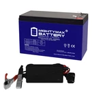 Mighty Max 12V 9AH Gel F2 Replaces Expertpower Scooter EXP1290 + Charger. Fixed Price $44.99.