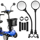 2PCS Mobility Scooter Rear View Mirrors, Adjustable 360 Rotating Electric Sc.... Fixed Price $28.36.