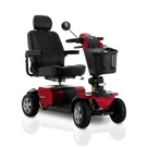 Pride Mobility Victory Sport 4 Wheel Scooter S710LX In Red Color. Fixed Price $2734.00.