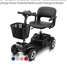Vive 4-WHEEL Electric Mobility Scooter Removable Battery Foldable Storage. Fixed Price $350.00.