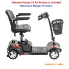 Drive Medical Scout Extended Range Spitfire 4 Mobility Travel Scooter. Fixed Price $924.00.