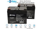 Raion 12V 35AH Pride Mobility Victory 3-WHEEL SC609 Battery 2PK. Fixed Price $149.99.