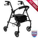 Senior Rolling Walker W/ Comfortable Seat Wheels Equate Mobility Aids 350 Lbs Us. Fixed Price $144.43.