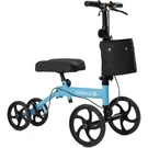 Elenker Steerable Portable Knee Walker 10" Wheels - Blue Scratch & Dent. Fixed Price $92.79.