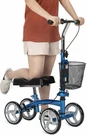 Oasisspace Knee Walker Scooter Blue W/ Basket Steerable. Fixed Price $68.58.