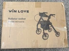 Winlove Rollator Walker Model: HCT-9201E Blue. Fixed Price $80.00.