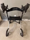 Oasisspace All Terrain Pneumatic Rollator Walker With Seat Aluminum Wheel Brakes. Fixed Price $150.00.
