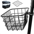 Mkuero Bike Basket With Cargo Net And Cover, Scooter Fixed Holder.... Fixed Price $37.58.