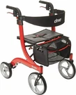 New-drive Medical RTL10266 Nitro Euro Style Rollator Walker Red. Fixed Price $269.00.