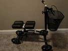 Roscoe Knee Scooter With Basket - Black. Fixed Price $80.00.