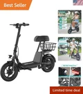 Comfy A5 2-WHEEL Electric Scooter For Adults 15.5 Mph, 550W Dual Suspension. Fixed Price $721.99.