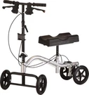 Nova Turning Knee Walker Scooter - Adjustable Height Metallic Silver Open Box. Fixed Price $325.00.