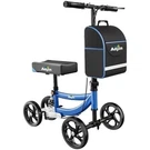 Aojin Knee Scooter All Terrain 300LB Foldable Walker W/ Bag Blue. Fixed Price $69.68.