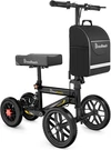 Deluxe Medical Scooter Double Handbrake, All Terrain Steerable Knee Crut. Fixed Price $253.99.
